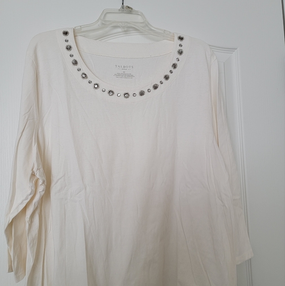 Talbots Tops - Talbots Long Sleeve Cotton Tee 3x